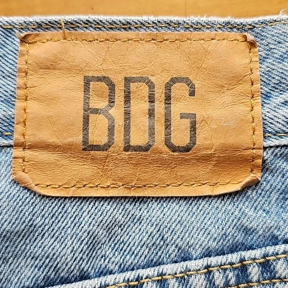 BDG Light Blue High-Rise Denim Shorts - Picture 7 of 12